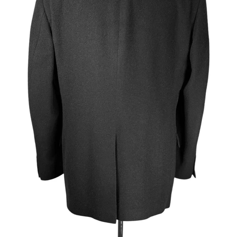 Jos. A. Bank Mens 42R Camel Hair Blazer Black 2 Button Sport Coat Jacket
